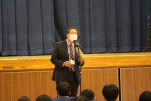 令和3年度 吉田高等学校 2学年修学旅行結団式が行われました