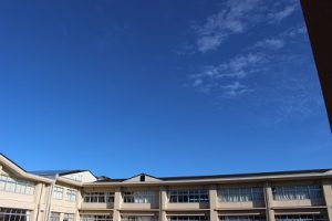 令和3年度 後期第1回試験(1・2年)1日目です