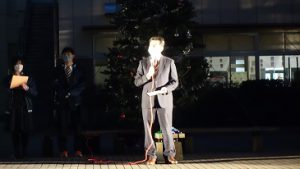 令和3年度クリスマスツリー点灯式が行われました