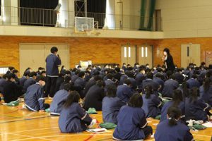 2年生対象の志望理由書書き方講座が行われました。