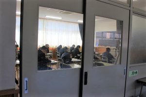 後期第２回試験が始まりました