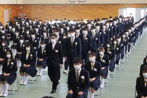 令和3年度 第72回山梨県立吉田高等学校卒業証書授与式が行われました