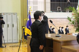 令和3年度 第72回山梨県立吉田高等学校卒業証書授与式が行われました