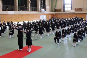 令和3年度 第72回山梨県立吉田高等学校卒業証書授与式が行われました
