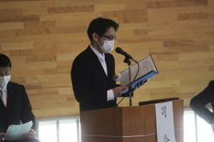 令和3年度 第72回山梨県立吉田高等学校卒業証書授与式が行われました