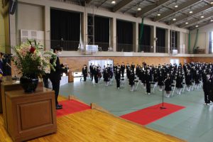 令和3年度 第72回山梨県立吉田高等学校卒業証書授与式が行われました