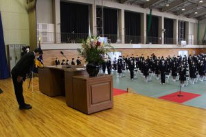 令和3年度 第72回山梨県立吉田高等学校卒業証書授与式が行われました