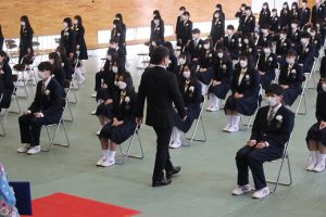 令和3年度 第72回山梨県立吉田高等学校卒業証書授与式が行われました