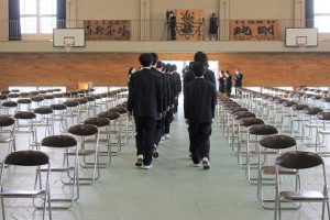 令和3年度 第72回山梨県立吉田高等学校卒業証書授与式が行われました