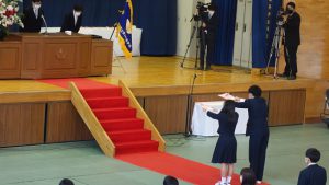 令和3年度 第72回山梨県立吉田高等学校卒業証書授与式が行われました