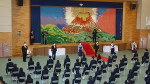 令和3年度 第72回山梨県立吉田高等学校卒業証書授与式が行われました