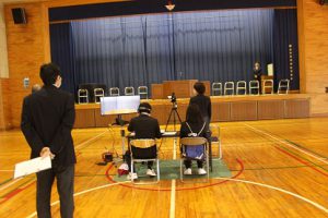 令和３年度後期終業式が行われました