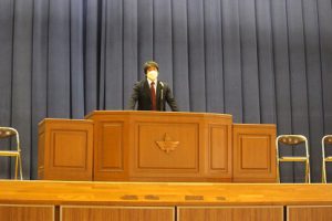 令和３年度後期終業式が行われました