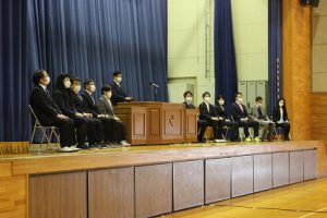 令和3年度退任式・離任式が行われました