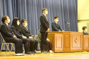 令和3年度退任式・離任式が行われました