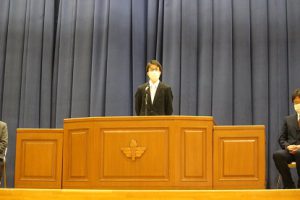 令和3年度退任式・離任式が行われました