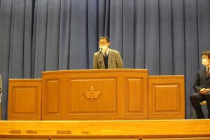 令和3年度退任式・離任式が行われました