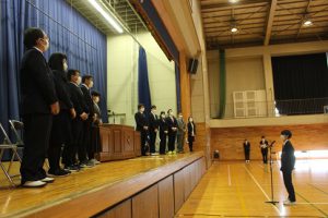 令和3年度退任式・離任式が行われました