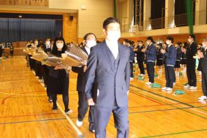 令和3年度退任式・離任式が行われました