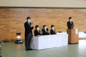 令和3年度 第72回山梨県立吉田高等学校卒業証書授与式が行われました