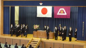 令和４年度入学式が行われました