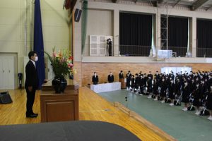 令和４年度入学式が行われました