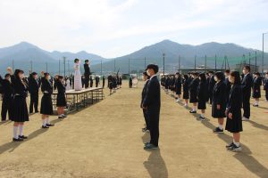 令和４年度対面式を行いました