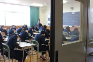 実力テストが始まりました