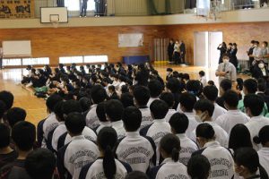 令和４年度山梨高等学校総合体育大会壮行会が行われました