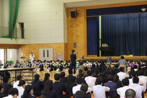 令和４年度山梨高等学校総合体育大会壮行会が行われました