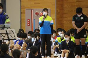 令和４年度山梨高等学校総合体育大会壮行会が行われました