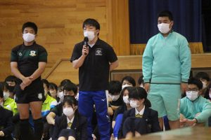 令和４年度山梨高等学校総合体育大会壮行会が行われました