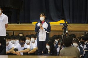 令和４年度山梨高等学校総合体育大会壮行会が行われました