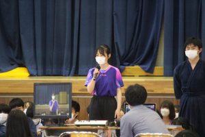 令和４年度山梨高等学校総合体育大会壮行会が行われました