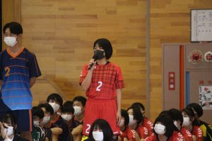令和４年度山梨高等学校総合体育大会壮行会が行われました