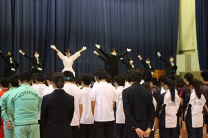 令和４年度山梨高等学校総合体育大会壮行会が行われました