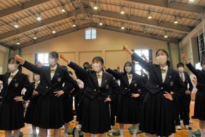 令和４年度山梨高等学校総合体育大会壮行会が行われました