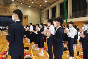 令和４年度山梨高等学校総合体育大会壮行会が行われました