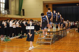 令和４年度山梨高等学校総合体育大会壮行会が行われました