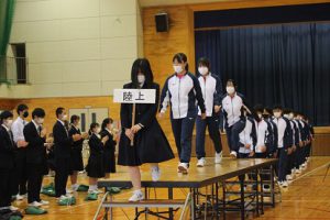 令和４年度山梨高等学校総合体育大会壮行会が行われました