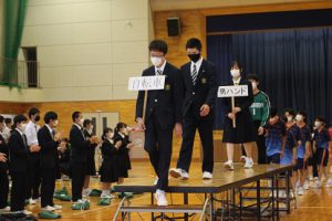 令和４年度山梨高等学校総合体育大会壮行会が行われました