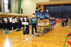 令和４年度山梨高等学校総合体育大会壮行会が行われました
