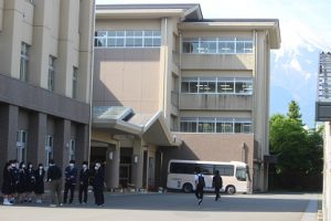 令和４年度山梨県高等学校県下一斉「通学時マナーアップ運動」が行われました