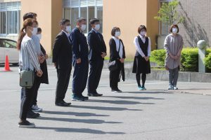 令和４年度山梨県高等学校県下一斉「通学時マナーアップ運動」が行われました