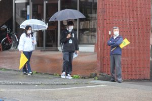 令和４年度山梨県高等学校県下一斉「通学時マナーアップ運動」が行われました