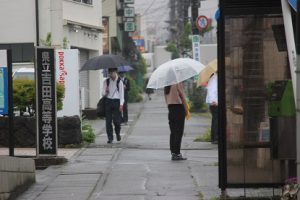 令和４年度山梨県高等学校県下一斉「通学時マナーアップ運動」が行われました