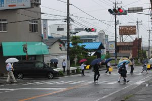 令和４年度山梨県高等学校県下一斉「通学時マナーアップ運動」が行われました