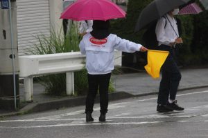 令和４年度山梨県高等学校県下一斉「通学時マナーアップ運動」が行われました