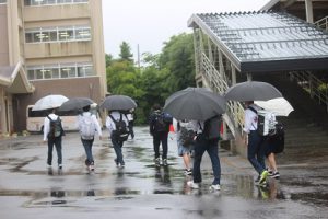 令和４年度山梨県高等学校県下一斉「通学時マナーアップ運動」が行われました