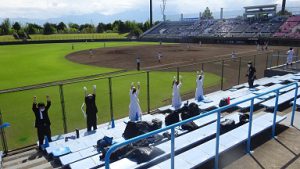第１０４回全国高等学校野球選手権山梨大会２回戦の応援ありがとうございました